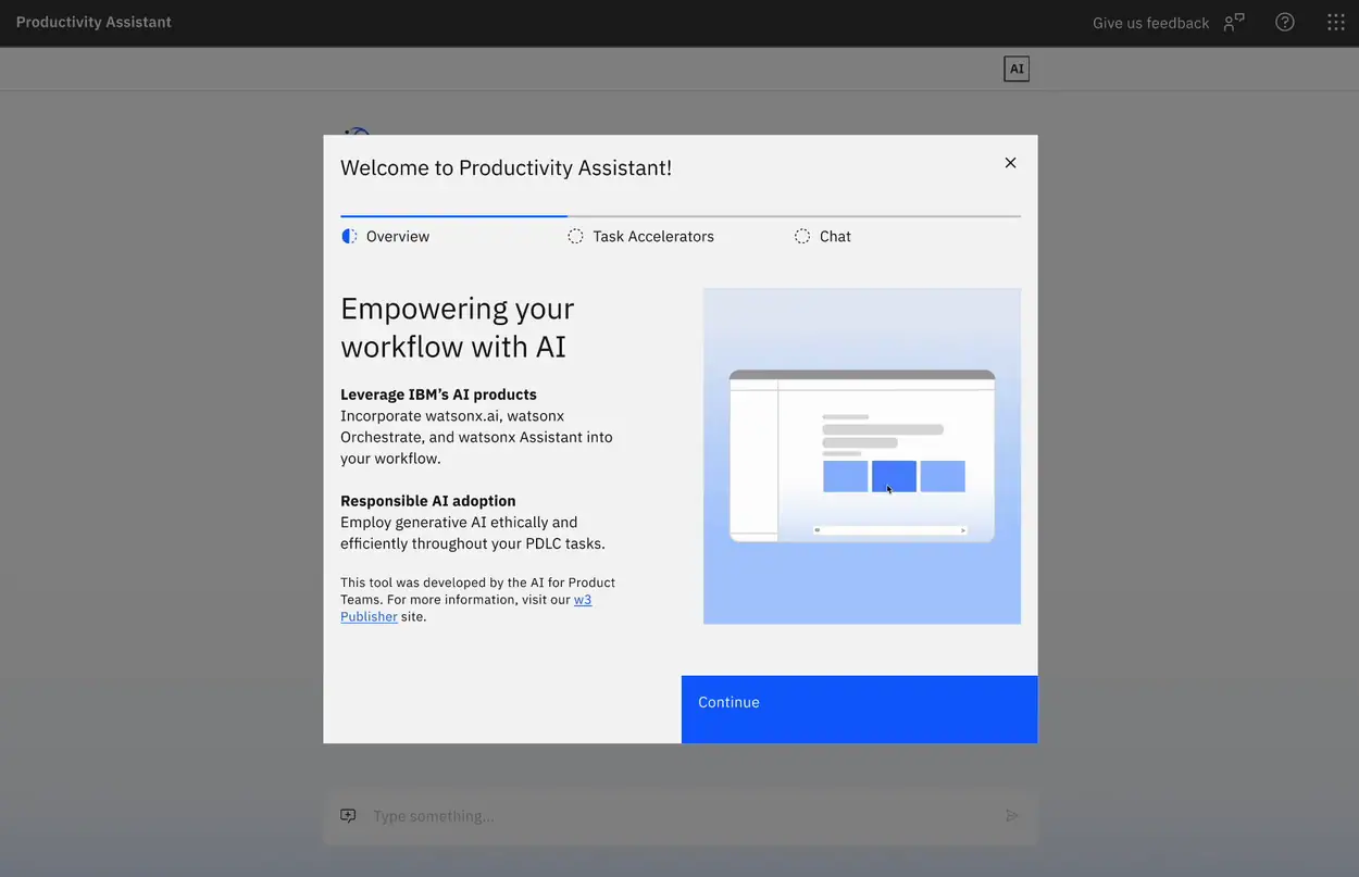 The onboarding panel we built and later removed