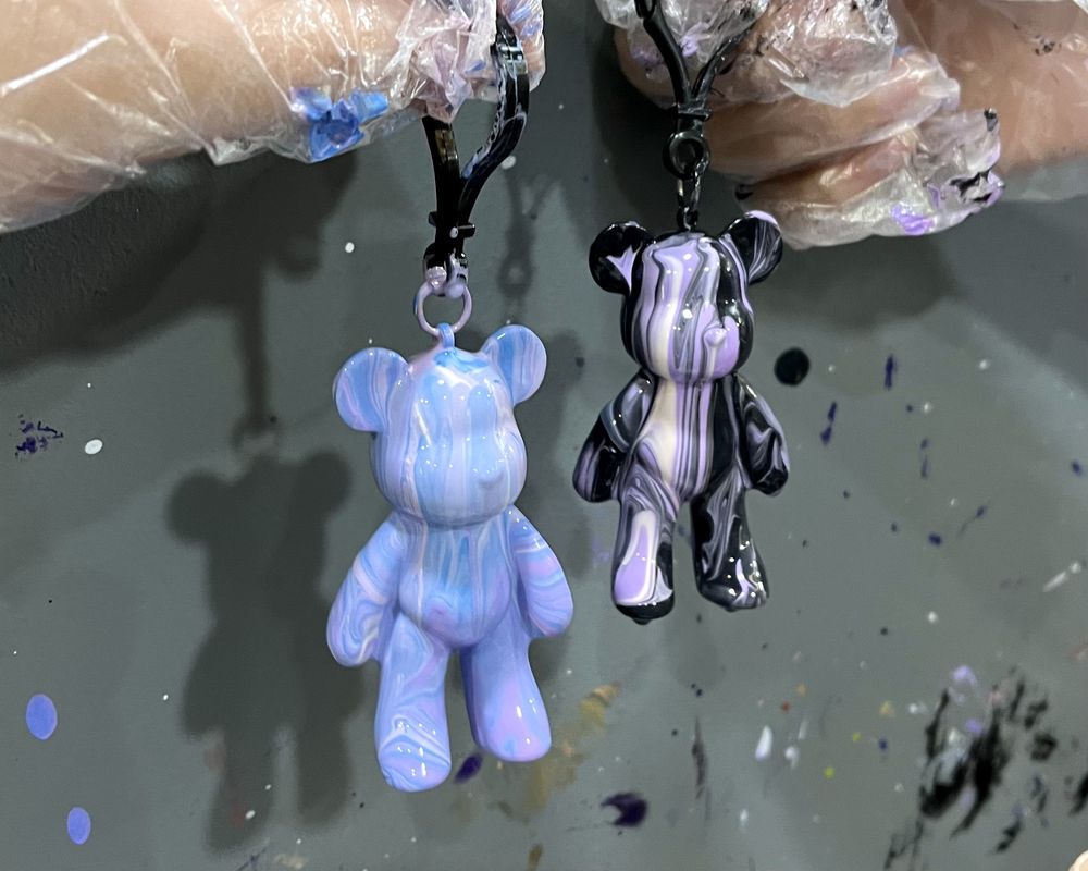 Bearbrick painting